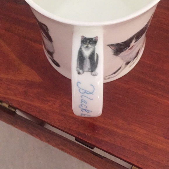 Vintage Dunoon black and white kittens mug - Picture 6 of 7